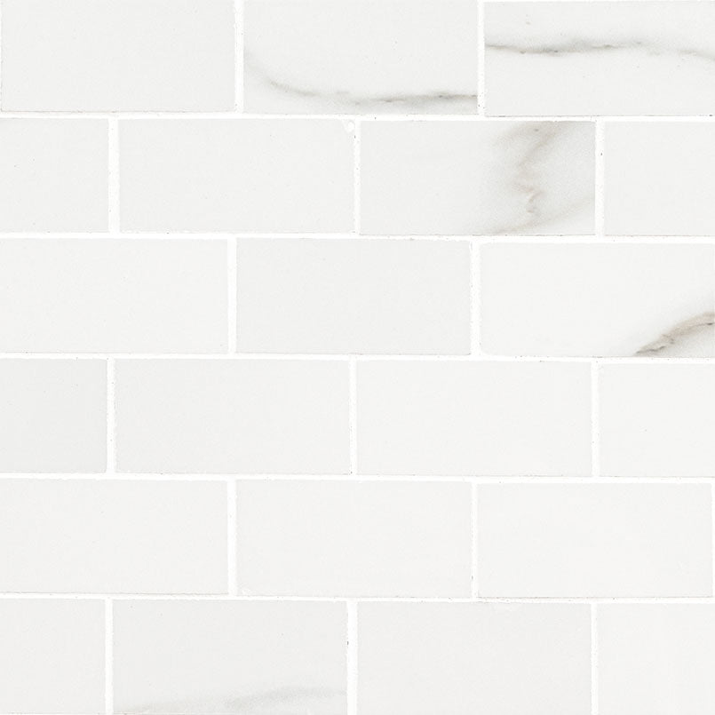Aria Bianco 2X4 Mosaic