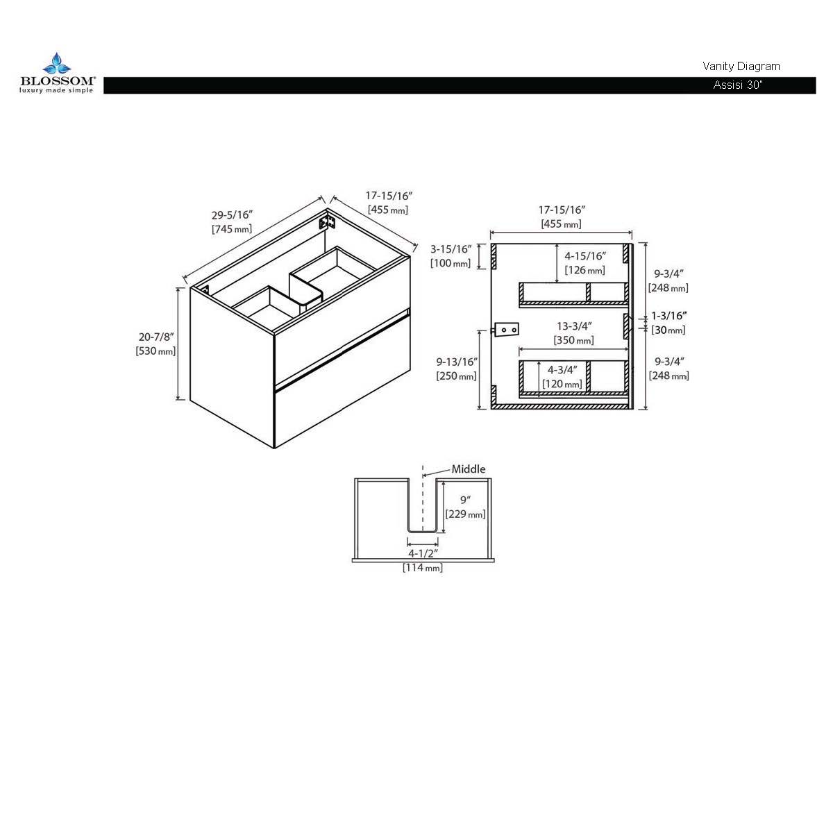 Assisi 36″ Vanity
