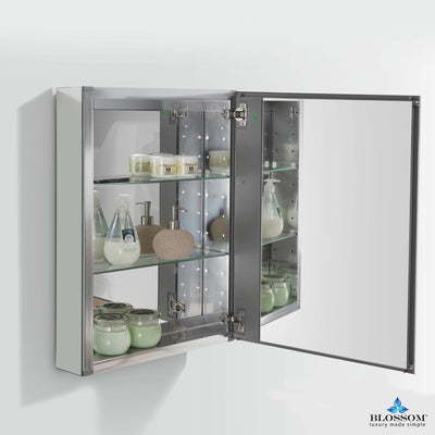 20″ Aluminum Medicine Cabinet with Mirror – MC7 2026  - Shop at Home Craft Studio - 2