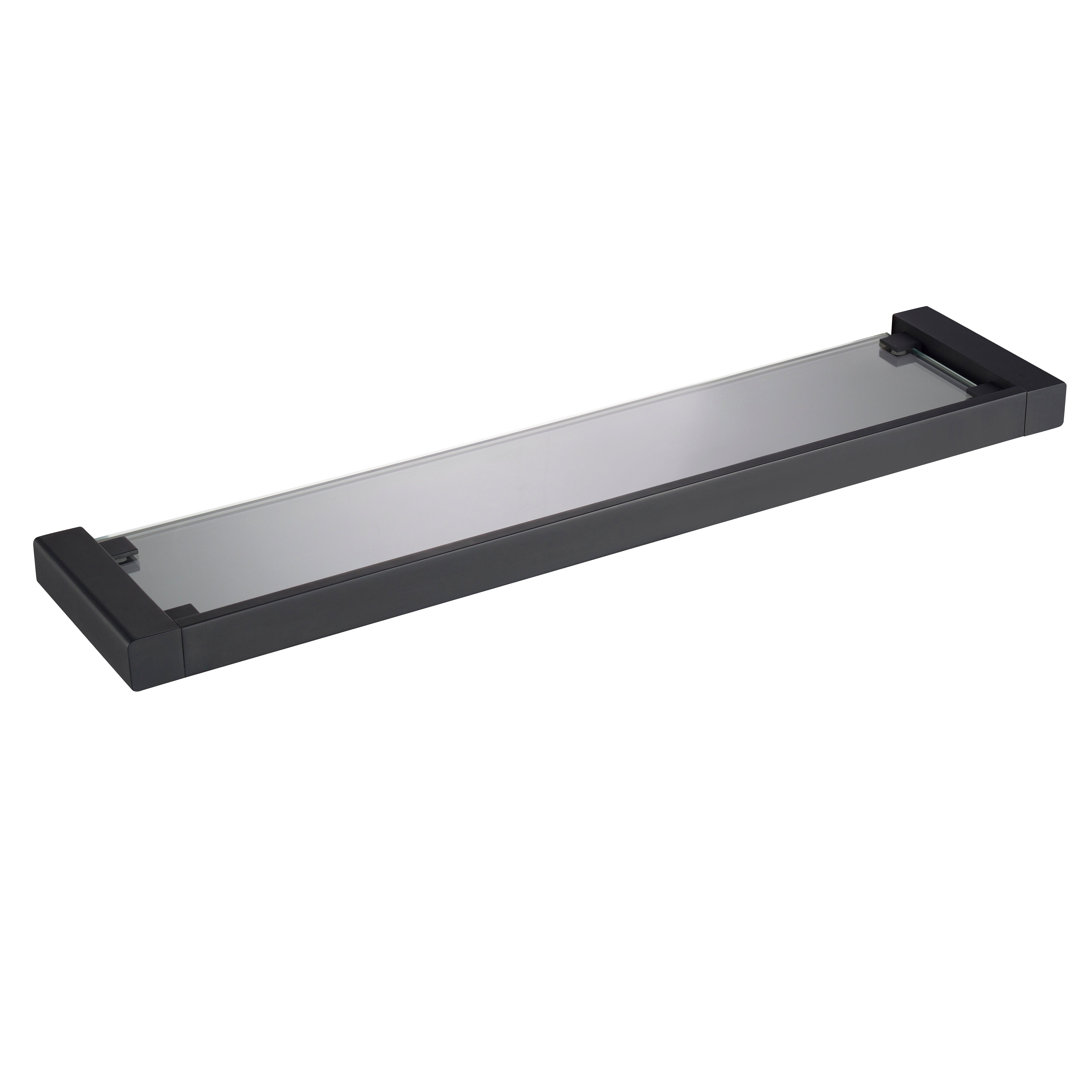 24 Glass Shelf – Matte Black – BA02 607 04  - Shop at Home Craft Studio - 1