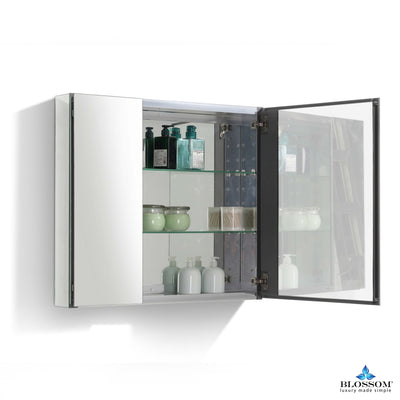 25″ Aluminum Medicine Cabinet with Mirror – MC7 2526  - Shop at Home Craft Studio - 2