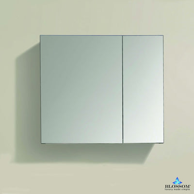 30″ Aluminum Medicine Cabinet with Mirror – MC7 3026  - Shop at Home Craft Studio - 1
