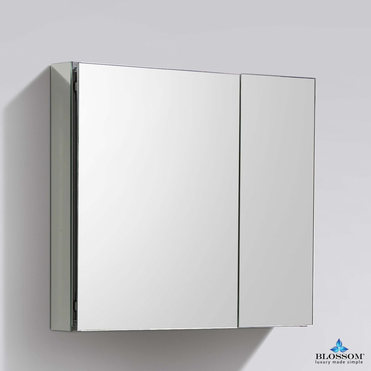30″ Aluminum Medicine Cabinet with Mirror – MC7 3026  - Shop at Home Craft Studio - 3