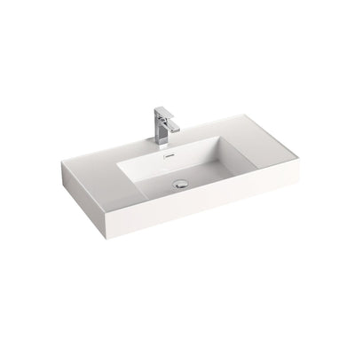 4-3/4 Thickness Acrylic Top-Mount Basin 36×18  - Shop at Home Craft Studio - 3