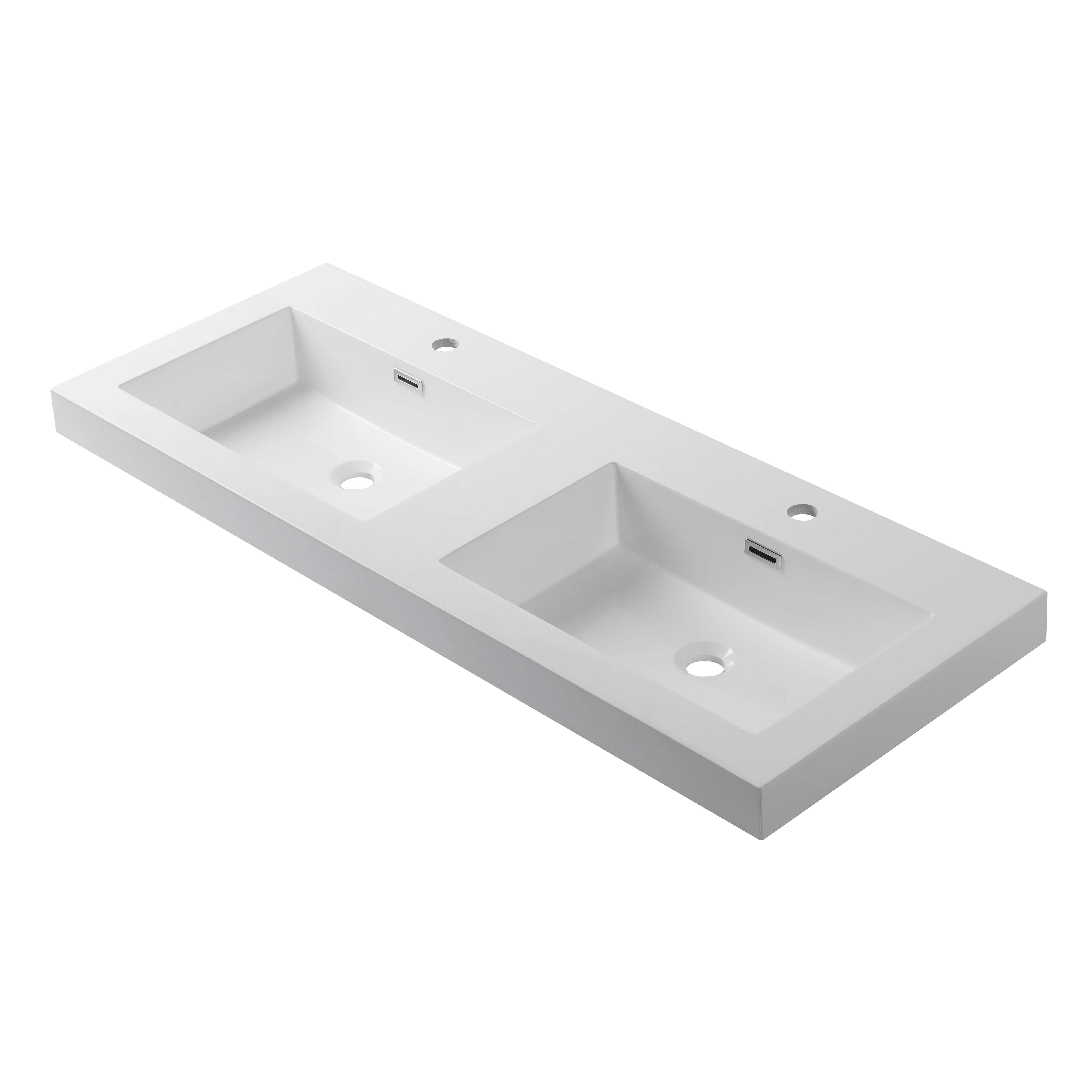 Acrylic Top-Mount Double Basins 48×18  - Shop at Home Craft Studio - 1