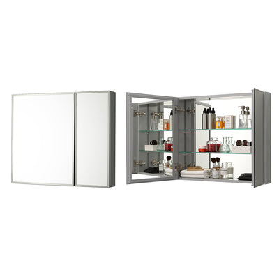 Aluminum Medicine Cabinet with Mirror – MC8 2526  - Shop at Home Craft Studio - 1