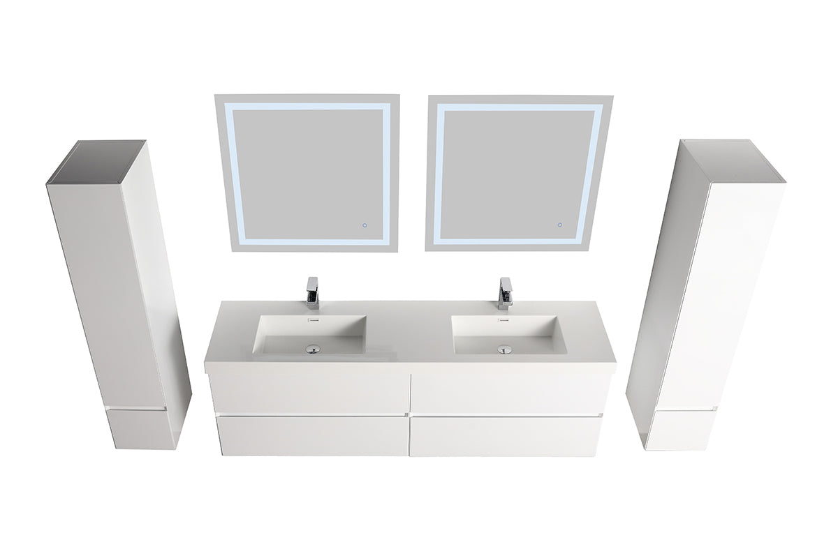 Assisi 72″ Vanity Double Sink  - Shop at Home Craft Studio - 4