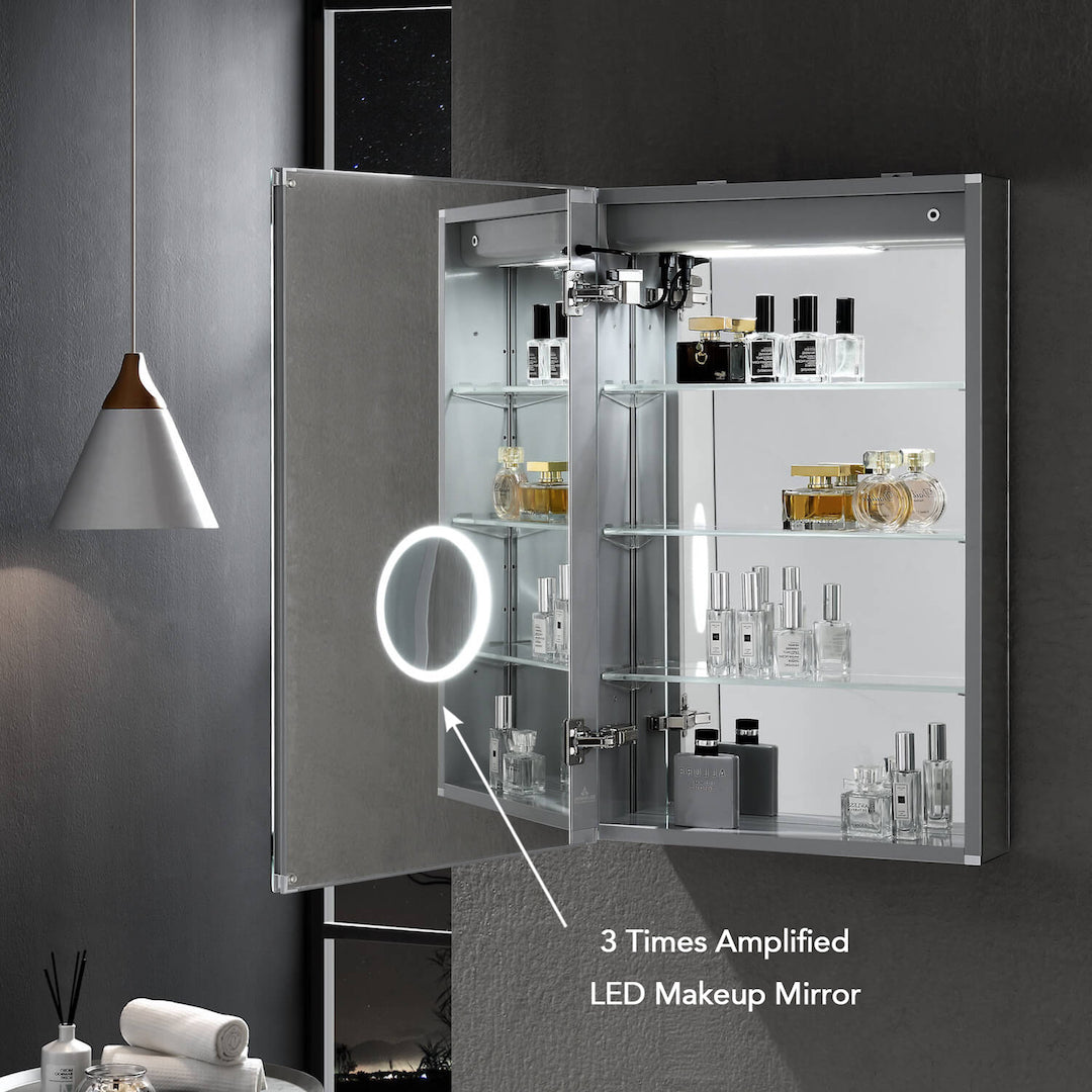 Asta – 24 Inches LED Medicine Cabinet  - Shop at Home Craft Studio - 5