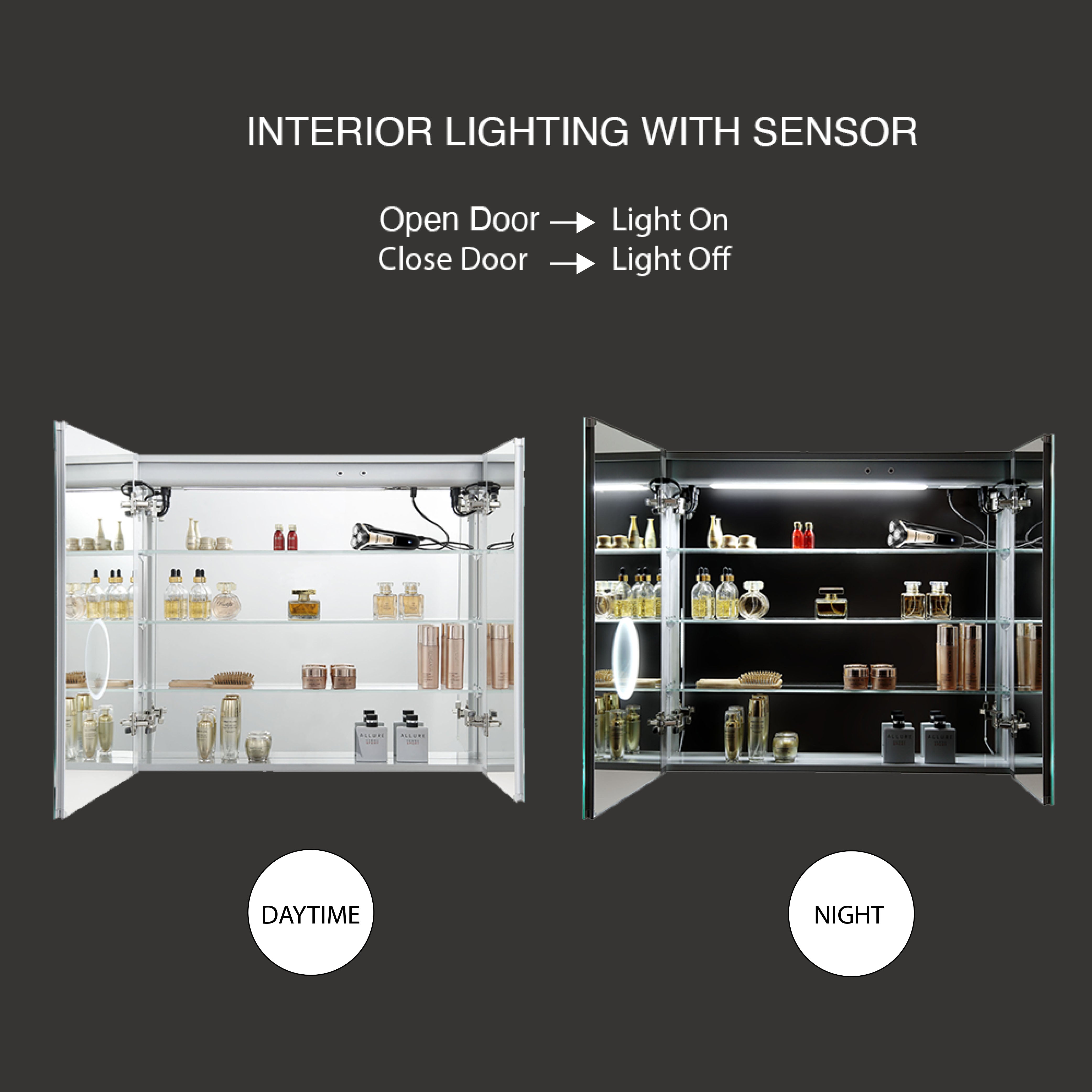 Asta – 36 Inches LED Medicine Cabinet  - Shop at Home Craft Studio - 5