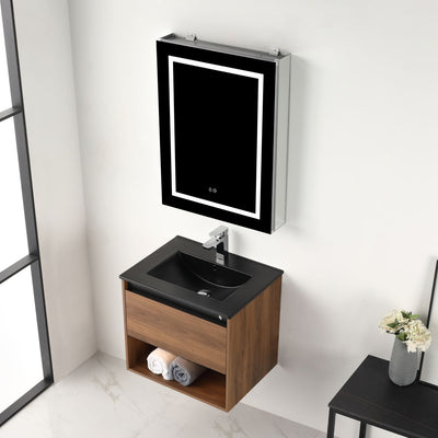 Bergen 24″ Vanity （Dual LED Illuminated）  - Shop at Home Craft Studio - 11