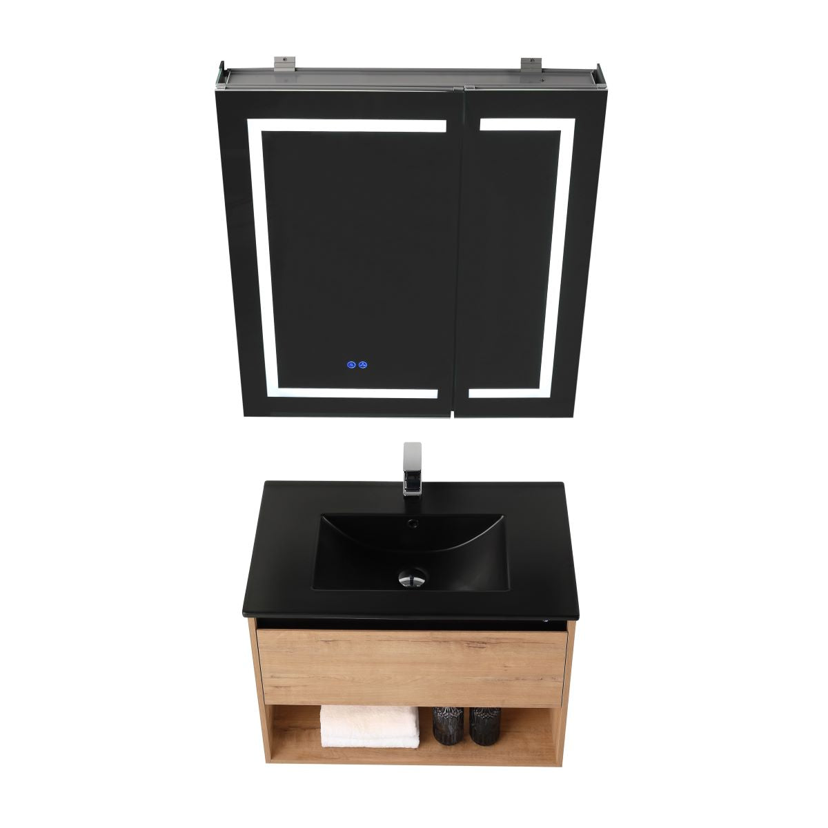 Bergen 30″ Vanity （Dual LED Illuminated）  - Shop at Home Craft Studio - 8