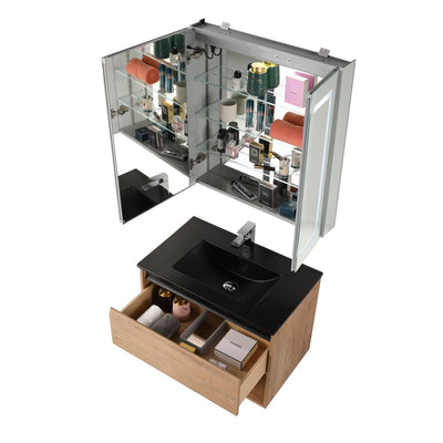 Bergen 30″ Vanity （Dual LED Illuminated）  - Shop at Home Craft Studio - 9
