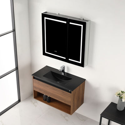 Bergen 36″ Vanity (Dual LED Illuminated）  - Shop at Home Craft Studio - 11