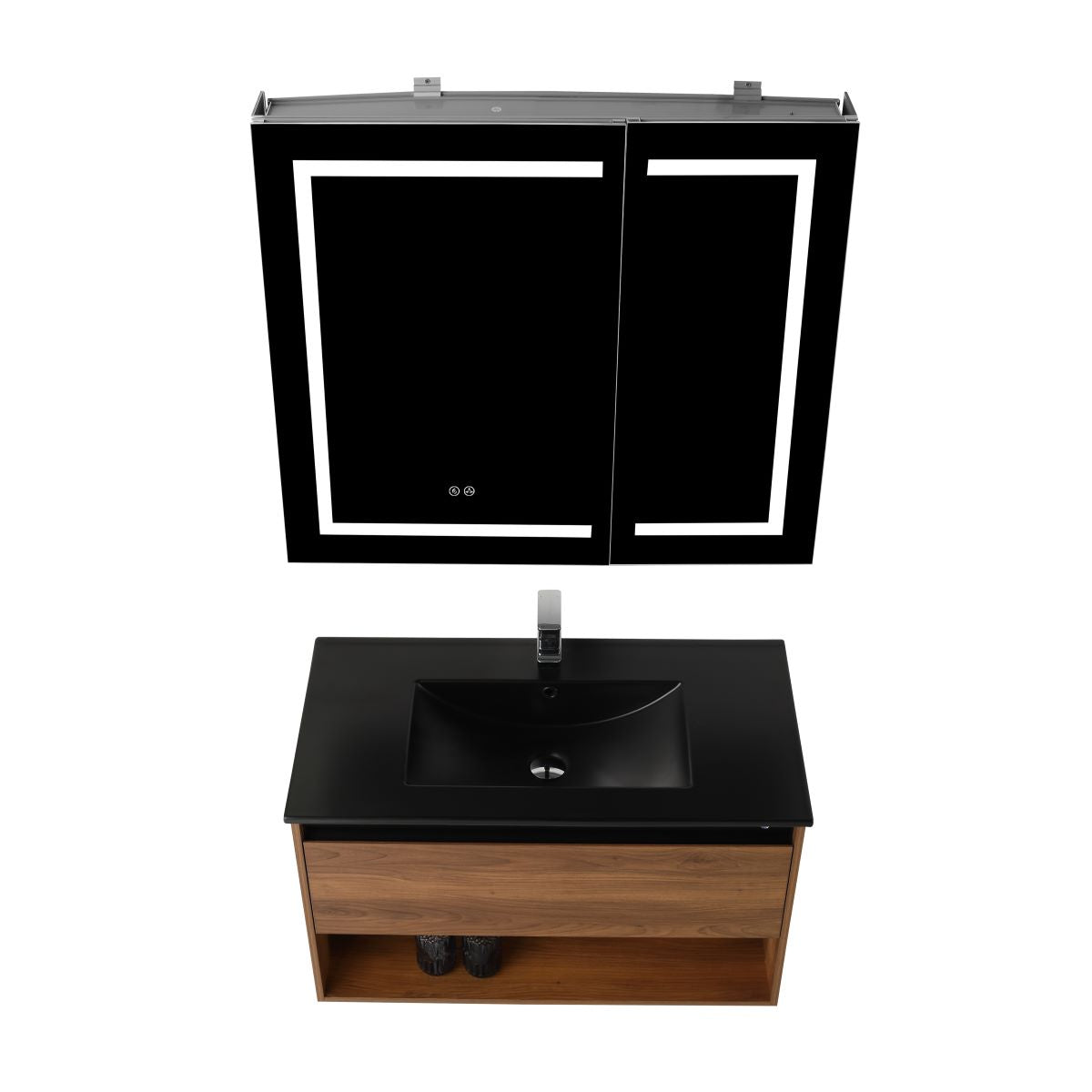 Bergen 36″ Vanity (Dual LED Illuminated）  - Shop at Home Craft Studio - 12