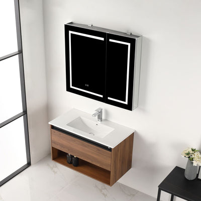 Bergen 36″ Vanity (Dual LED Illuminated）  - Shop at Home Craft Studio - 17