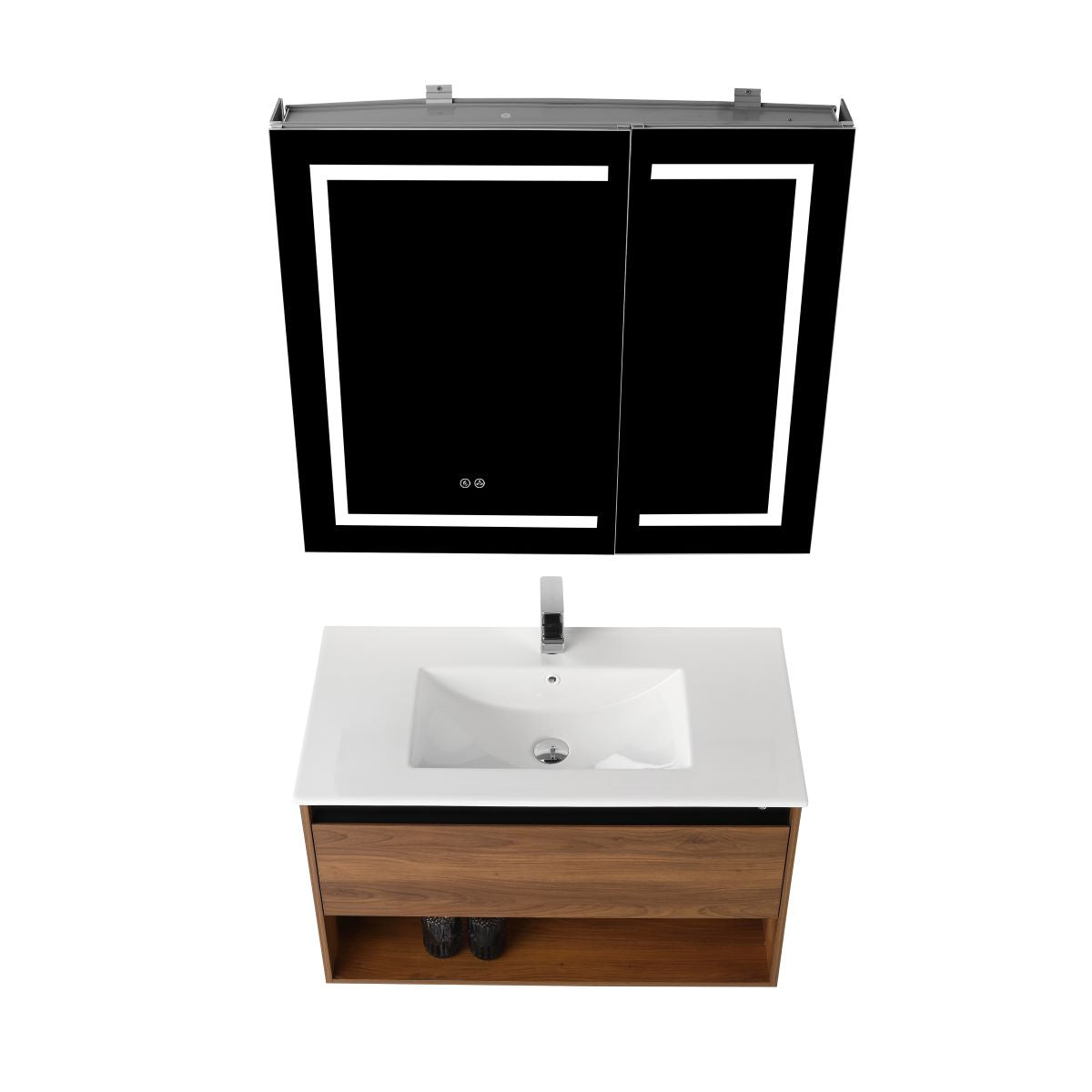 Bergen 36″ Vanity (Dual LED Illuminated）  - Shop at Home Craft Studio - 18