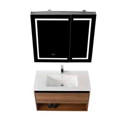 Bergen 36″ Vanity (Dual LED Illuminated）  - Shop at Home Craft Studio - 18