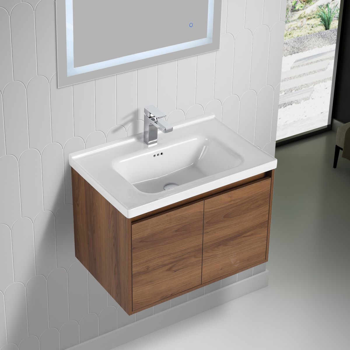 Bern 28″ Vanity With Ceramic Basin  - Shop at Home Craft Studio - 2