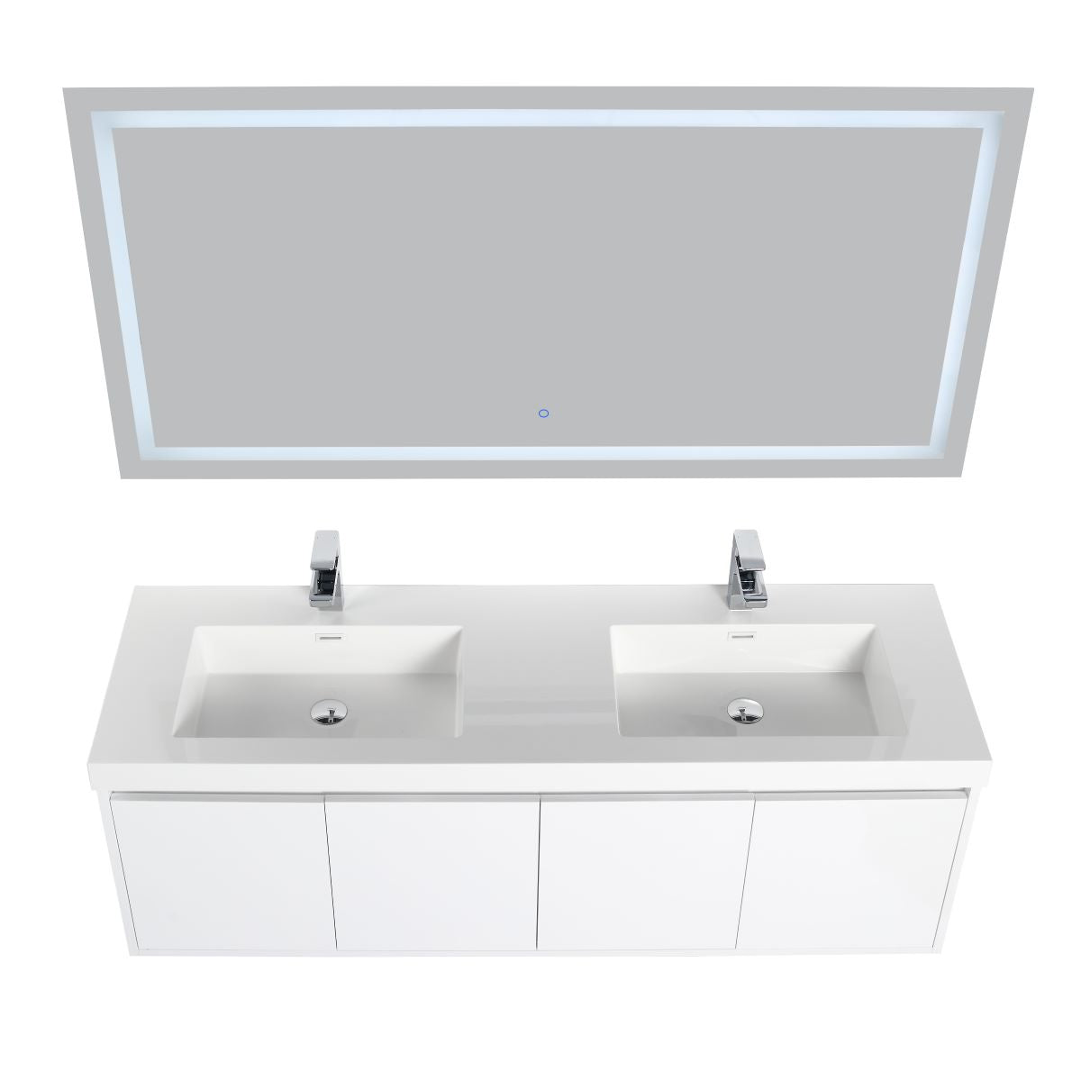 Bern 60″ Double Vanity  - Shop at Home Craft Studio - 5