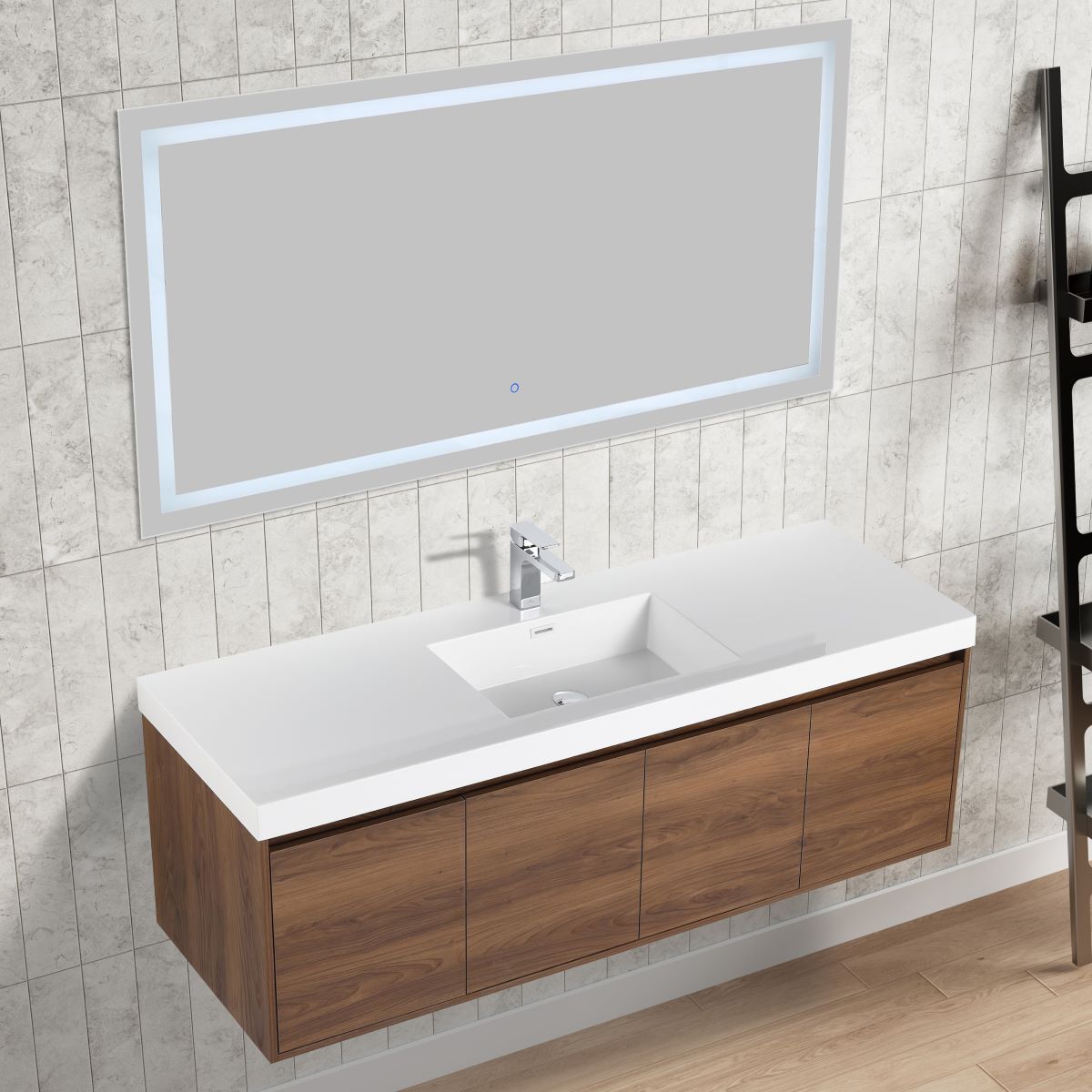 Bern 60″ Single Vanity  - Shop at Home Craft Studio - 2