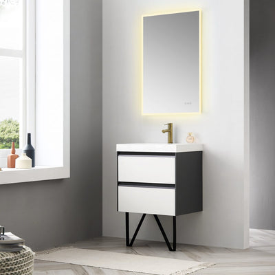 Beta 21″x36″ LED Mirror with Frosted Sides  - Shop at Home Craft Studio - 13