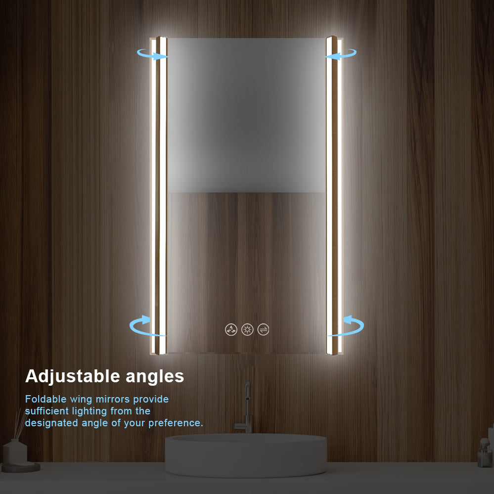 Binary 20″ LED Mirror  - Shop at Home Craft Studio - 18