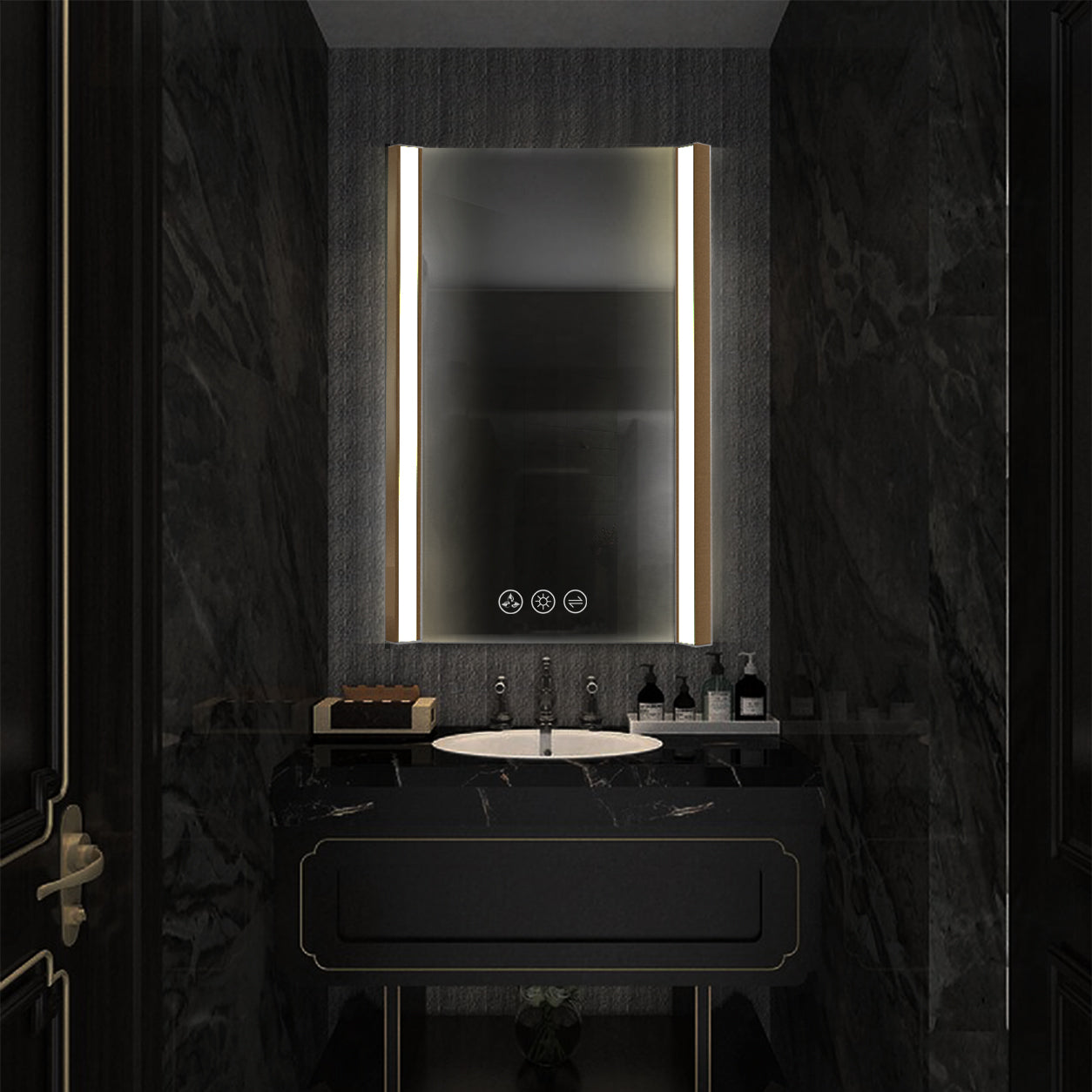 Binary 20″ LED Mirror  - Shop at Home Craft Studio - 14