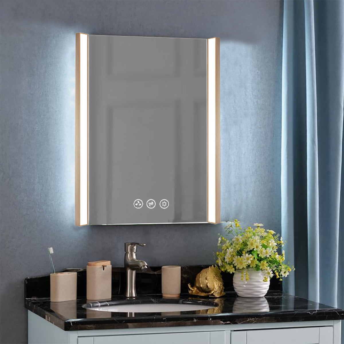 Binary 24″ LED Mirror  - Shop at Home Craft Studio - 2