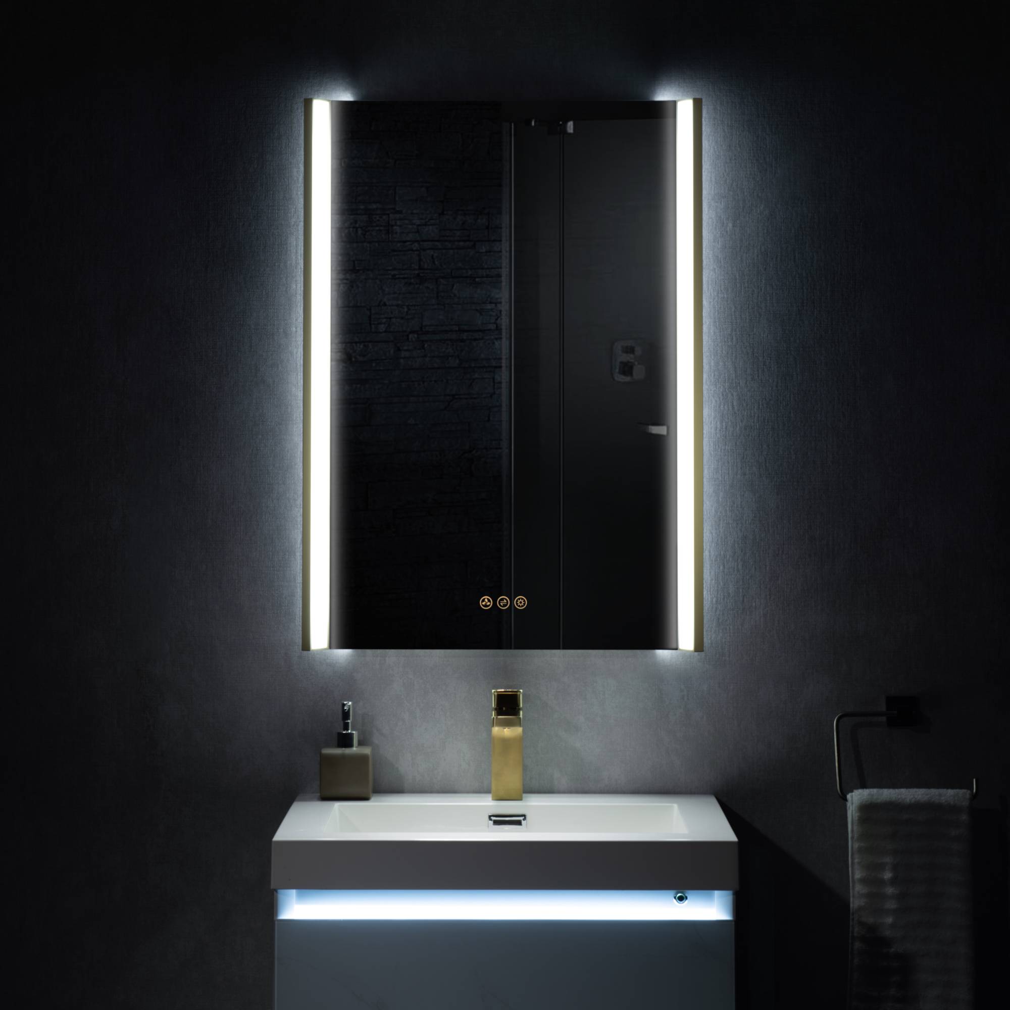 Binary 24″ LED Mirror  - Shop at Home Craft Studio - 6