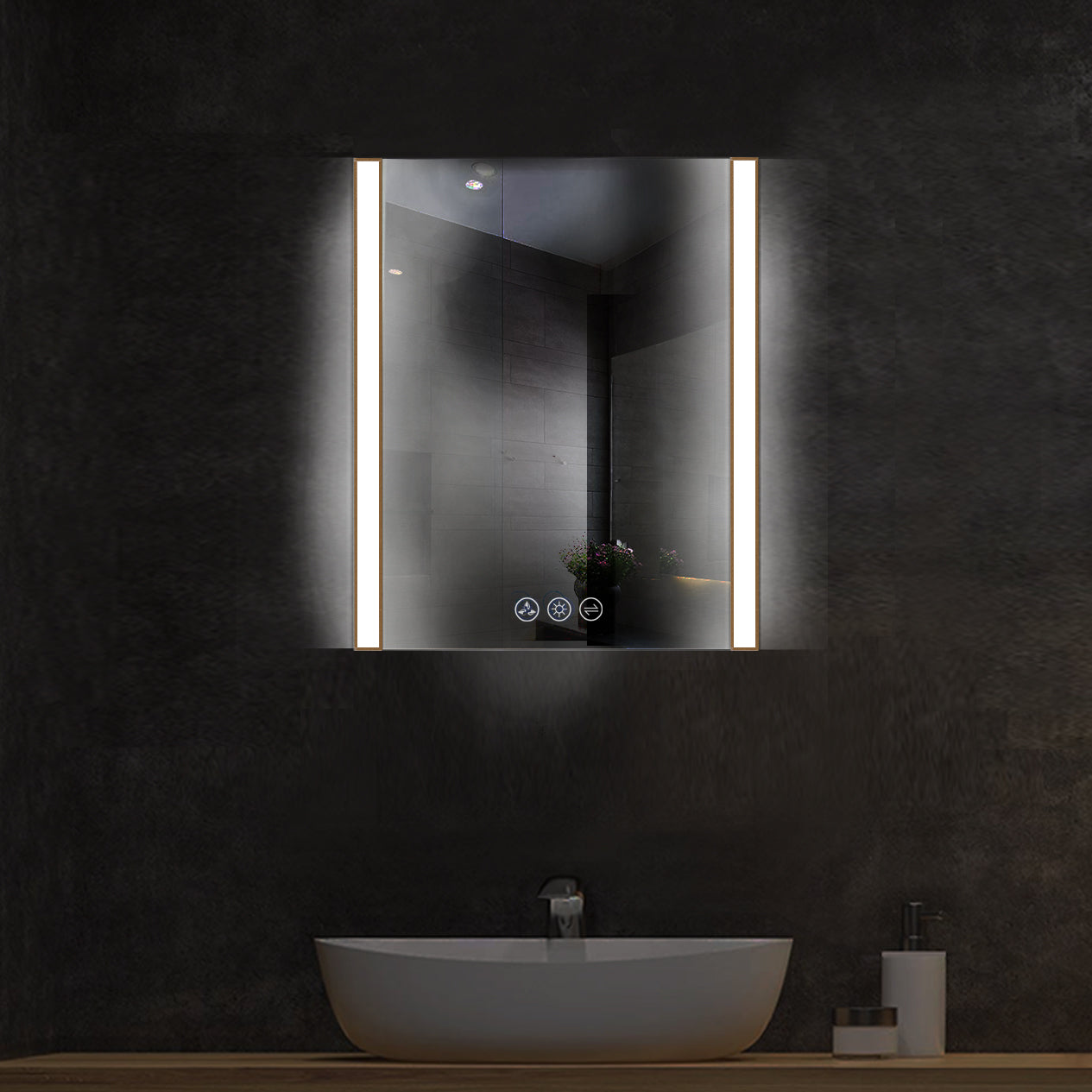 Binary 24″ LED Mirror  - Shop at Home Craft Studio - 17