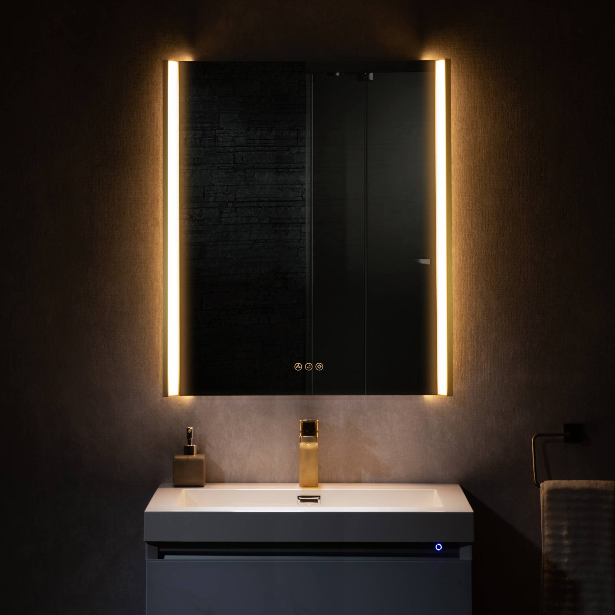 Binary 30″ LED Mirror  - Shop at Home Craft Studio - 19
