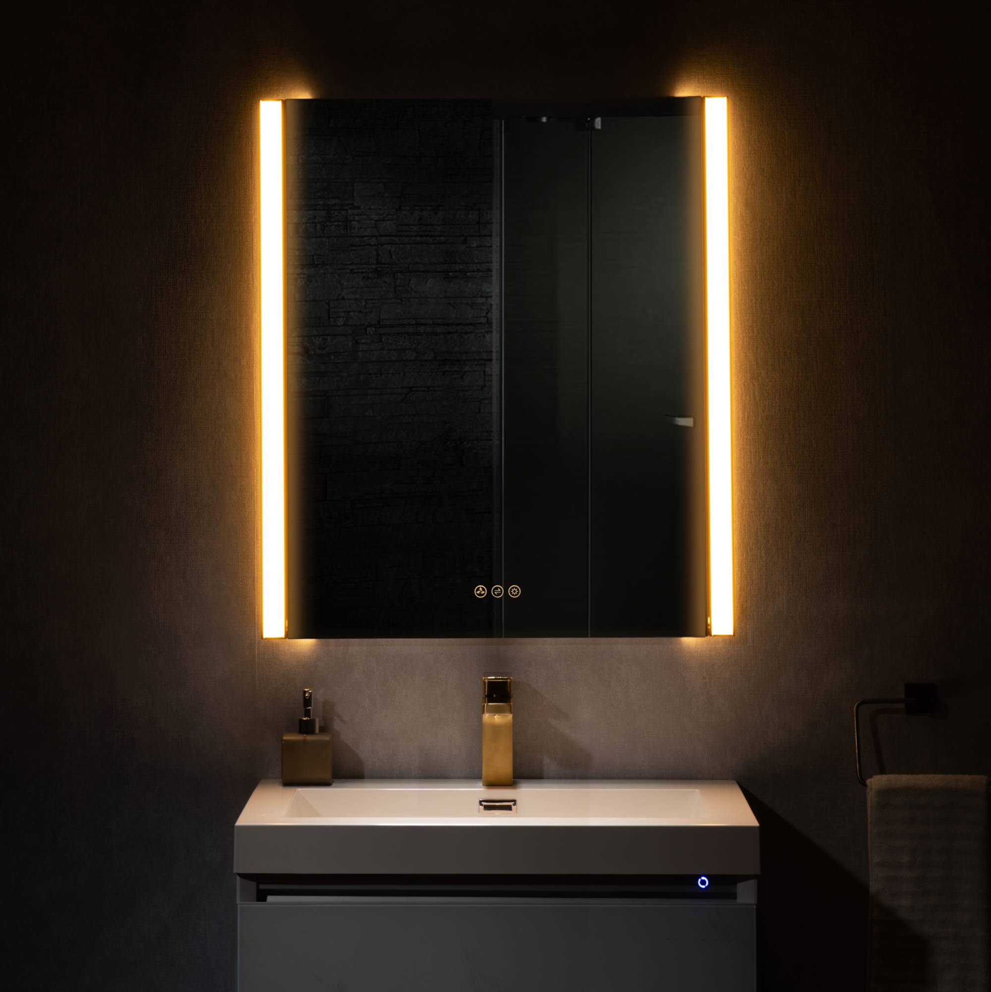 Binary 30″ LED Mirror  - Shop at Home Craft Studio - 20