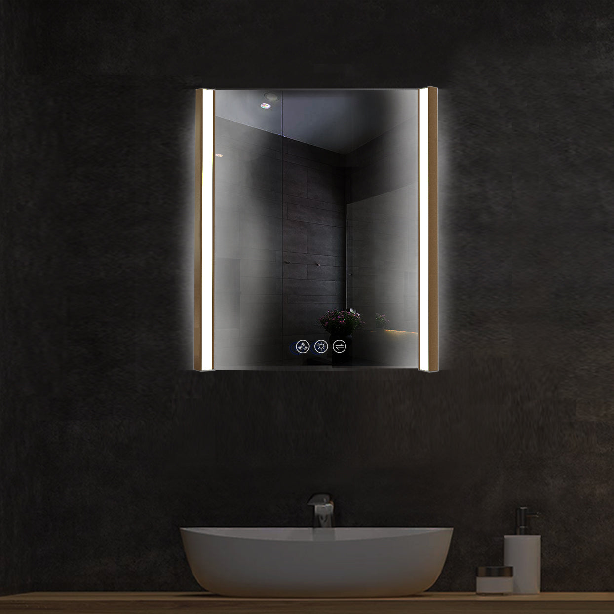 Binary 30″ LED Mirror  - Shop at Home Craft Studio - 8