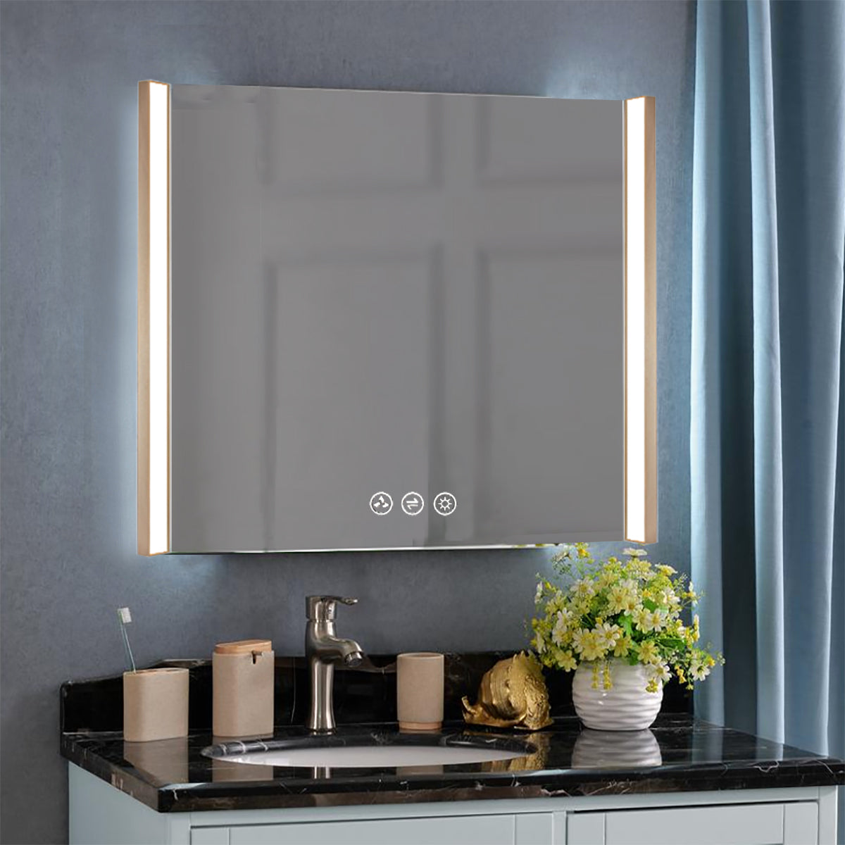 Binary 36″ LED Mirror  - Shop at Home Craft Studio - 2