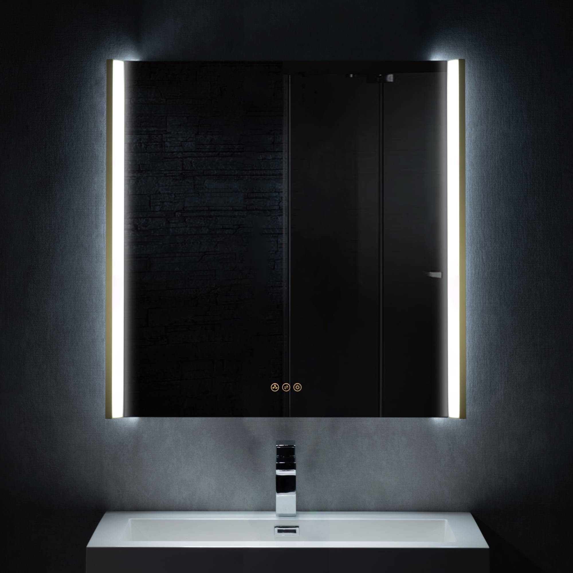Binary 36″ LED Mirror  - Shop at Home Craft Studio - 3