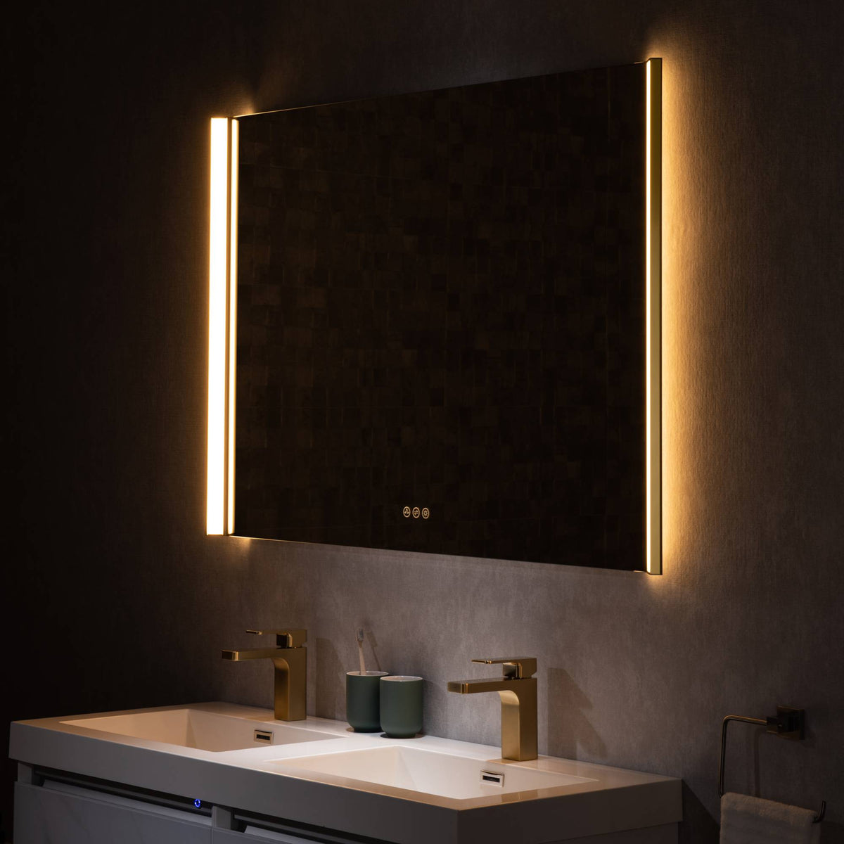 Blossom Binary 48″ LED Bathroom Mirror Mirrors - Shop at Home Craft Studio - 3