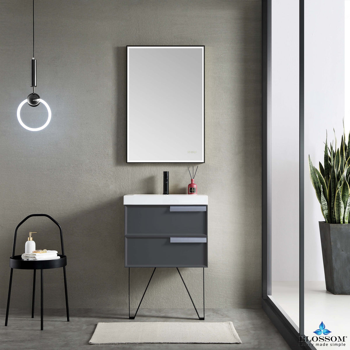 Blossom Sofia 24 Inch Bathroom Vanity Bathroom Vanities - Shop at Home Craft Studio - 1