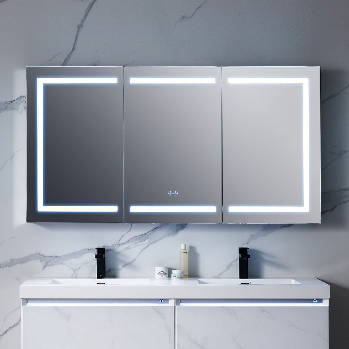 Canopus- 60 Inch LED Medicine Cabinet  - Shop at Home Craft Studio - 3