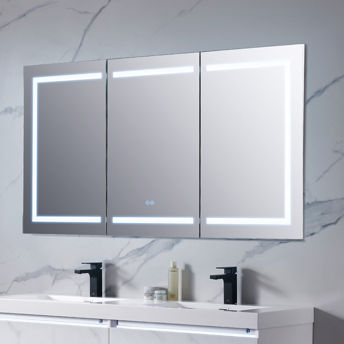 Canopus- 60 Inch LED Medicine Cabinet  - Shop at Home Craft Studio - 6