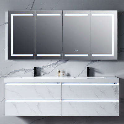 Canopus- 72 Inch LED Medicine Cabinet  - Shop at Home Craft Studio - 1
