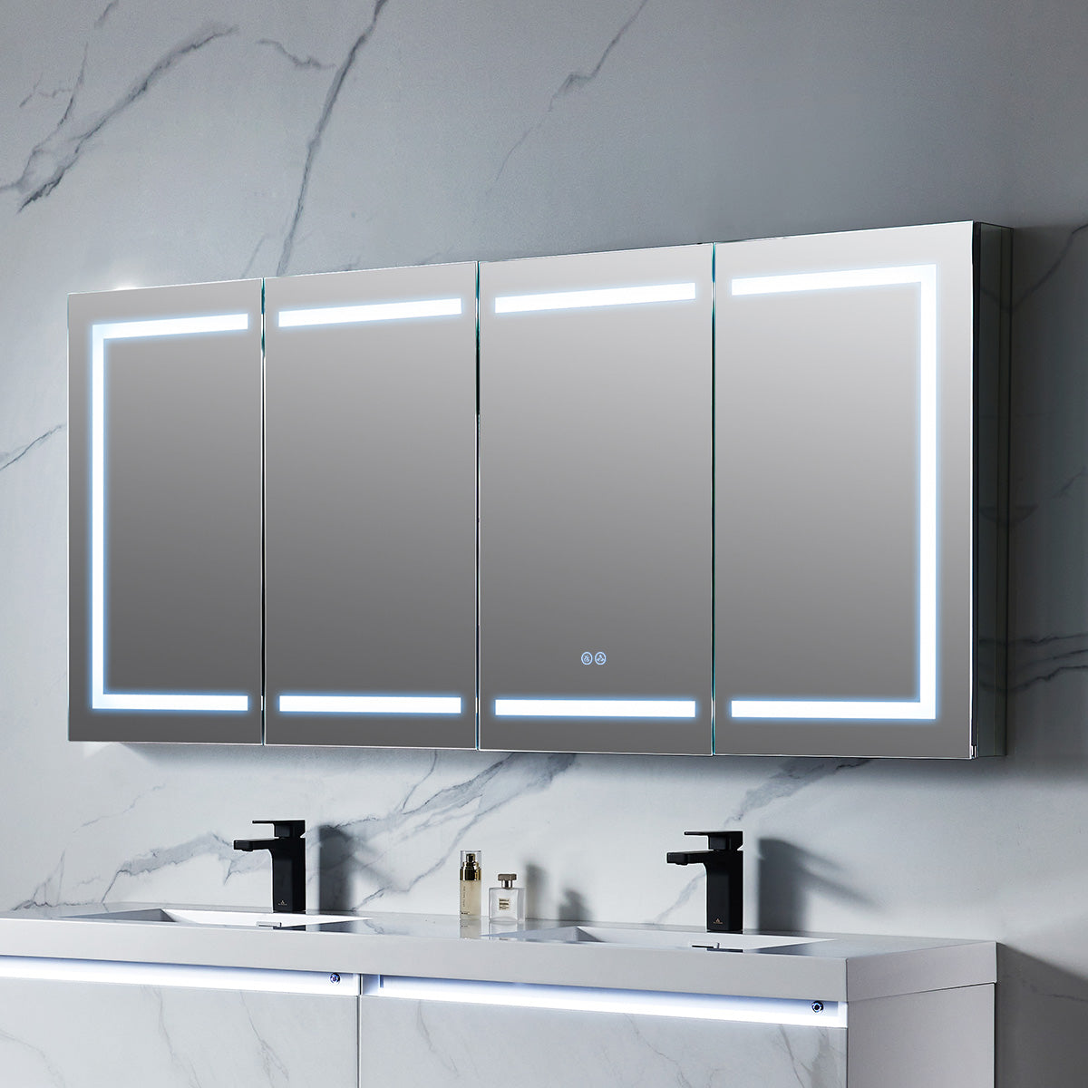 Canopus- 72 Inch LED Medicine Cabinet  - Shop at Home Craft Studio - 6
