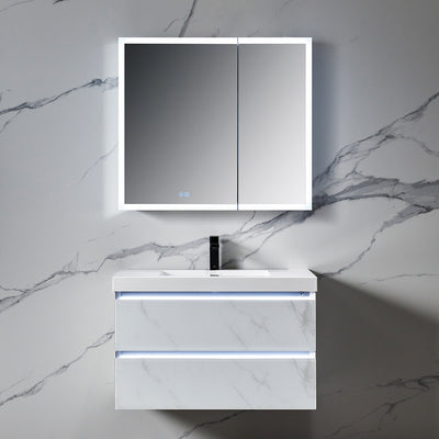 Capella – 36 Inch LED Medicine Cabinet  - Shop at Home Craft Studio - 10