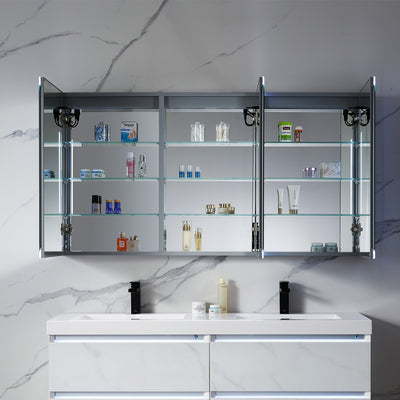 Capella – 60 Inch LED Medicine Cabinet  - Shop at Home Craft Studio - 2