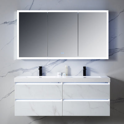 Capella – 60 Inch LED Medicine Cabinet  - Shop at Home Craft Studio - 11