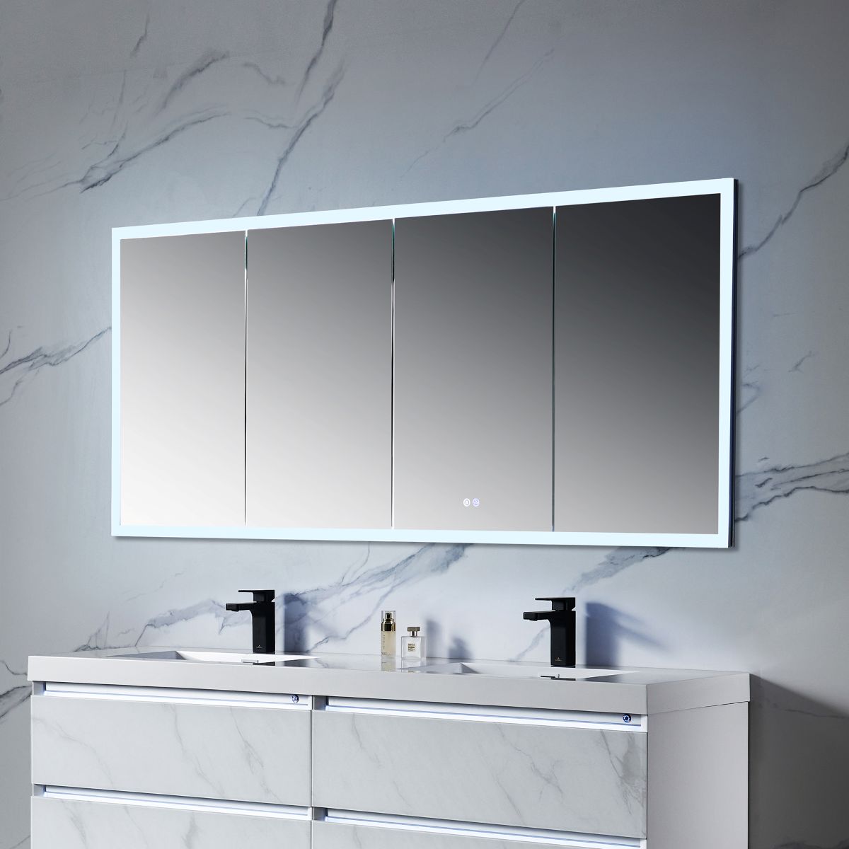 Capella – 72 Inch LED Medicine Cabinet  - Shop at Home Craft Studio - 3
