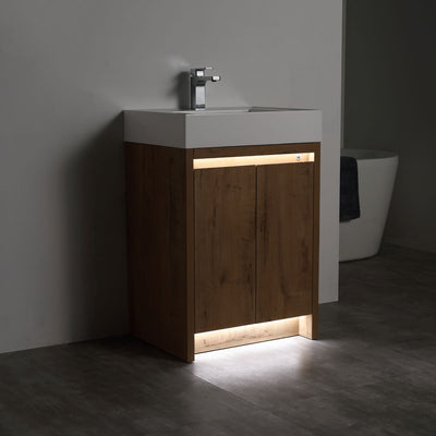 Capri 24″ Vanity （Dual LED Illuminated）  - Shop at Home Craft Studio - 9