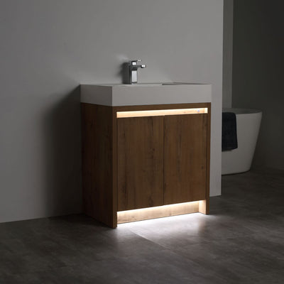 Capri 30″ Vanity （Dual LED Illuminated）  - Shop at Home Craft Studio - 6