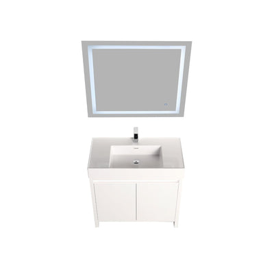 Capri 36″ Vanity （Dual LED Illuminated）  - Shop at Home Craft Studio - 10