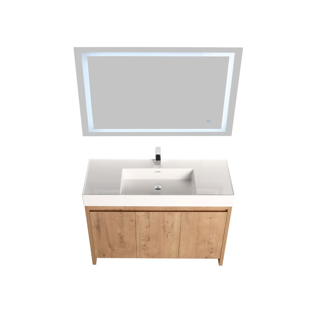 Capri 48″ Vanity （Dual LED Illuminated）  - Shop at Home Craft Studio - 8