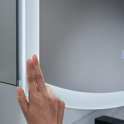 Castor – 24 Inch LED Medicine Cabinet  - Shop at Home Craft Studio - 9